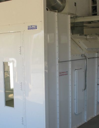 RTT Engineered Solutions EZ Modified Downdraft Paint Booth