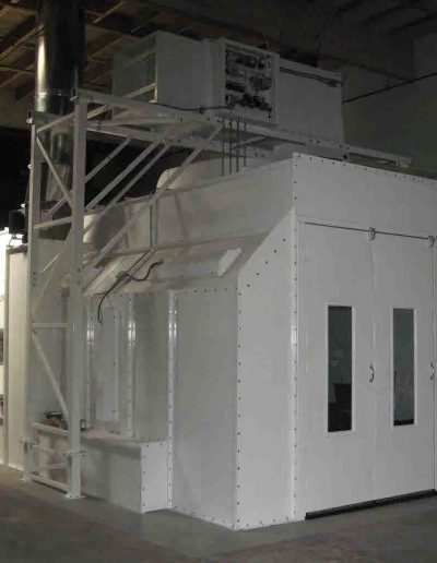 ez side downdraft paint booth