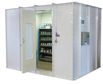RTT Engineered Solutions Enclosed Industrial Paint Booth
