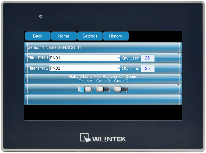 RTT FILTER MONITORING SYSTEMS