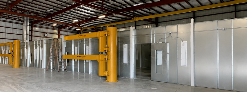 Introducing a Custom Paint Booth Project for CAVCO