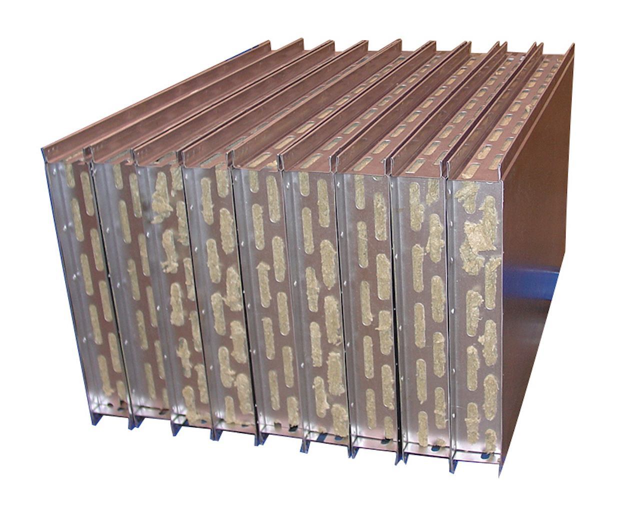 Insulated industrial oven wall panels with metal construction and high-temperature insulating core used in batch ovens and thermal processing systems.
